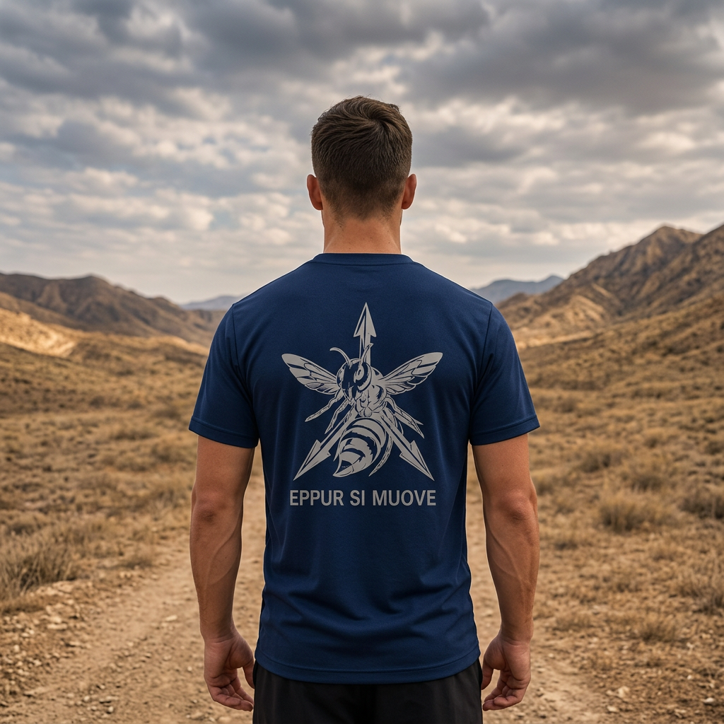 Camiseta Azul deporte - Básica ETESDA 2026