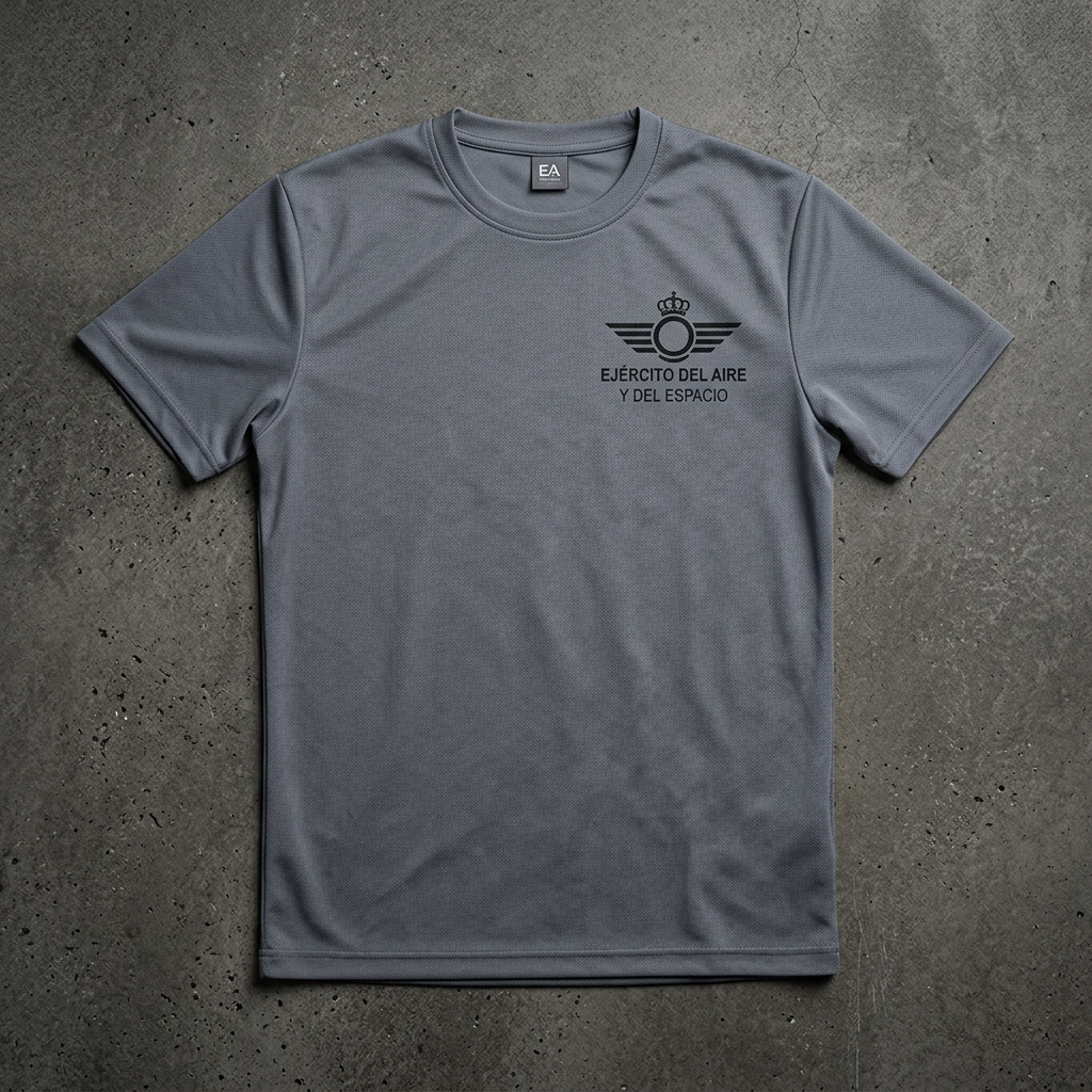 Camiseta Gris aviación - Básica ETESDA 2026