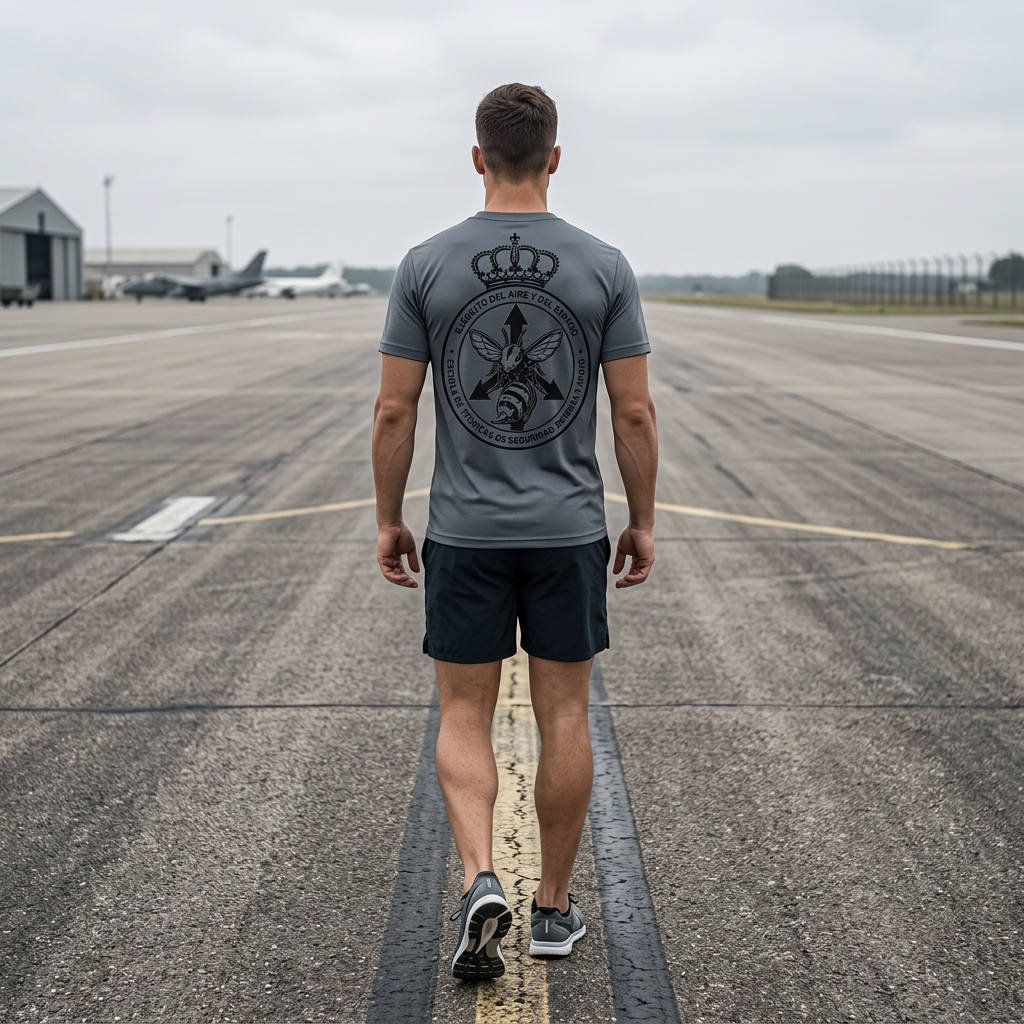 Camiseta Gris aviación - Básica ETESDA 2026