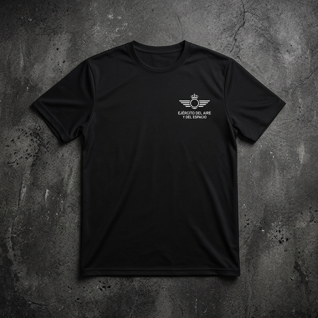 Camiseta Negra táctica - Básica ETESDA 2026